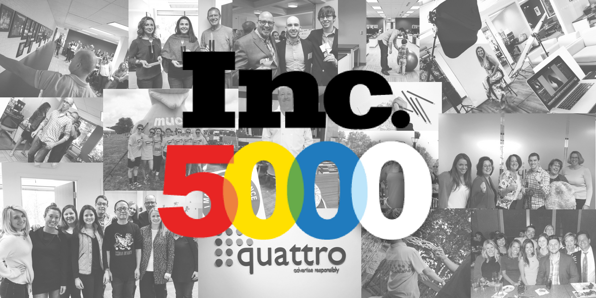 Quattro Again Named to Inc. Magazine’s List of Fastest-Growing Private Companies